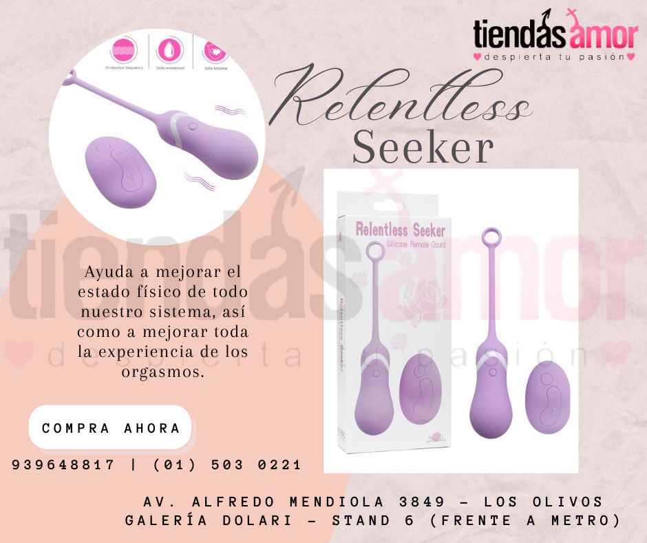 RELENTLESS SEEKER Vibrador con control inalámbrico