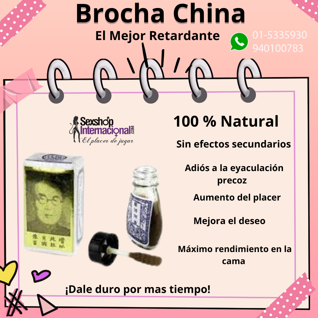 BROCHA CHINA RETARDANTE 100 NATURAL 