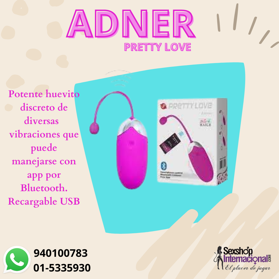 ADNER HUEVO VIBRADOR CON APP 