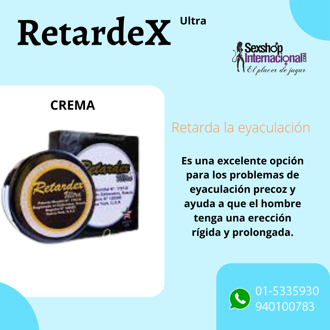 crema RetardeX dile a dios a la eyaculación precoz 