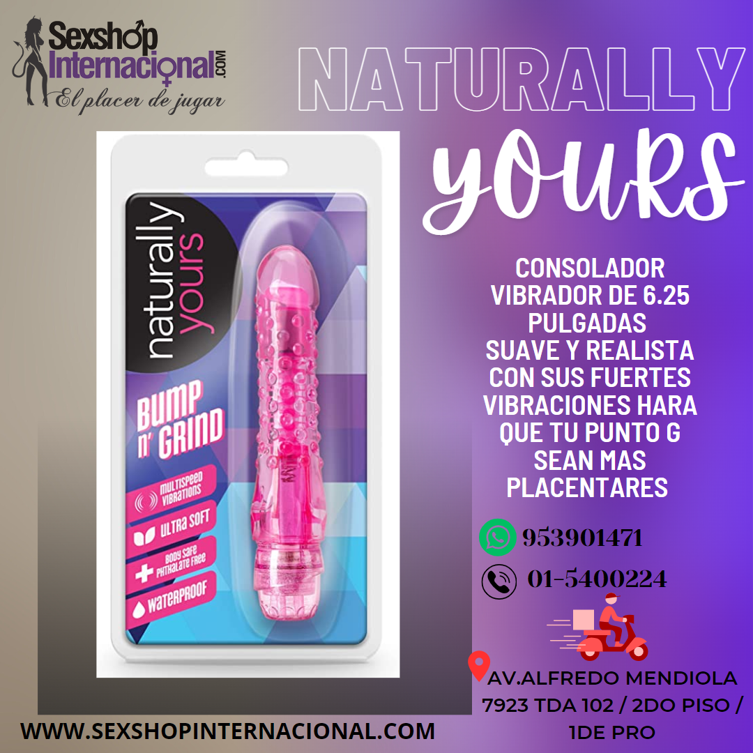 CONSOLADOR VIBRADOR NATURALLY YOURS