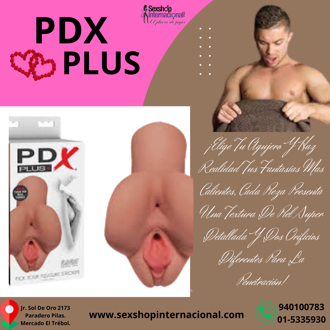 PDX PLUS MASTURBADOR DOBLE AGUJERO