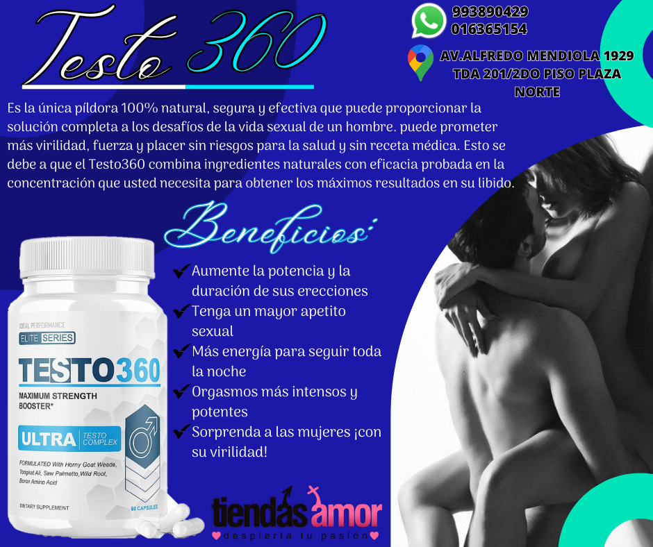 Sexshop los olivos testo 360 1 en el mercado en potenciador sexual