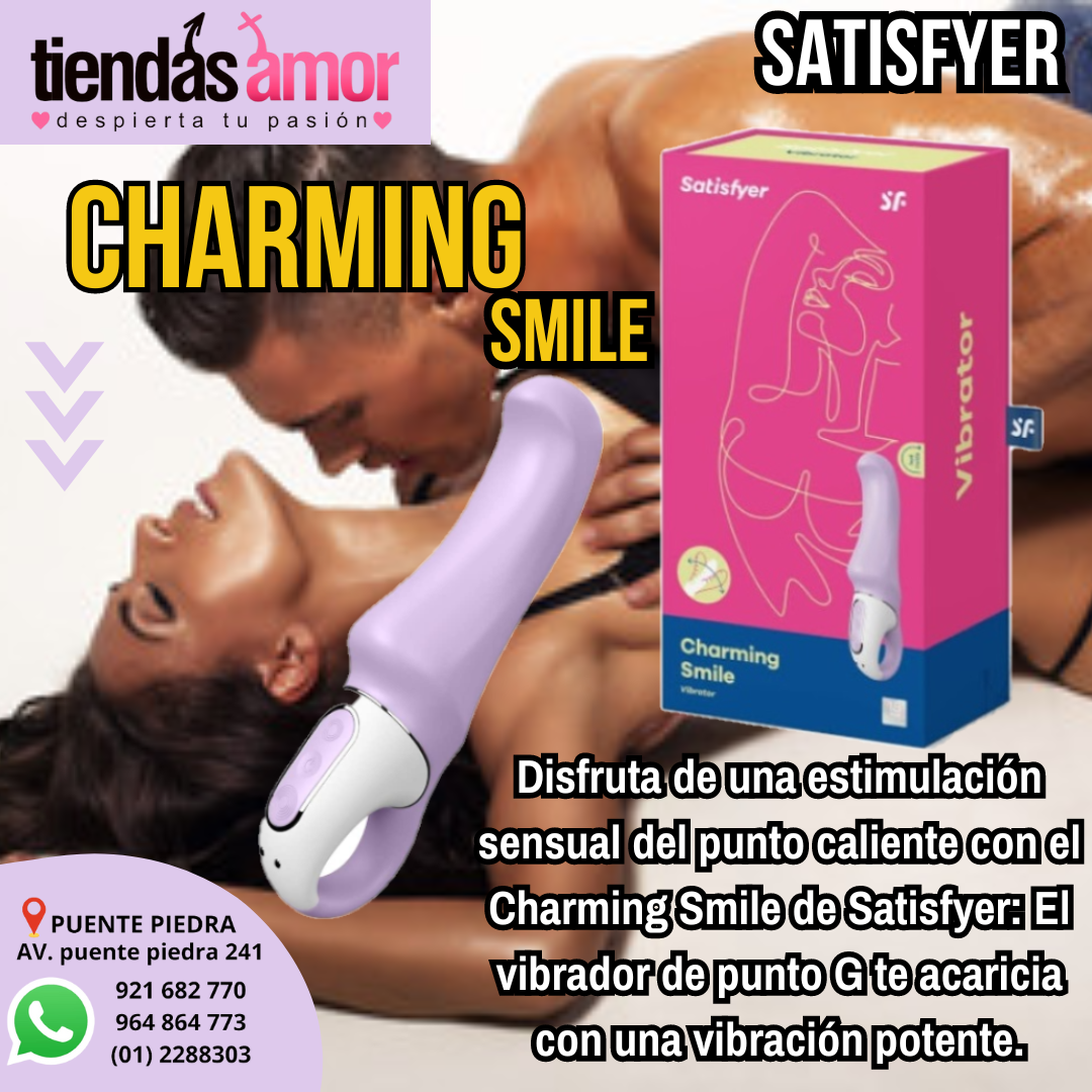 SATISFYER El vibrador de punto G CHARMING SMILE whatsapp c 921 682 770- 969 889 888 -964 864 773