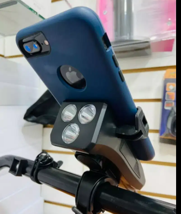 LUZ LED FRONTAL LED 250 LÚMENS CON HOLDER PARÁ TELEFON