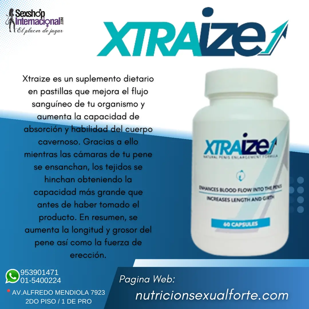 XTRAIZE AGRANDA MIENBRO VIRIL SEXSHOP LOS OLIVOS