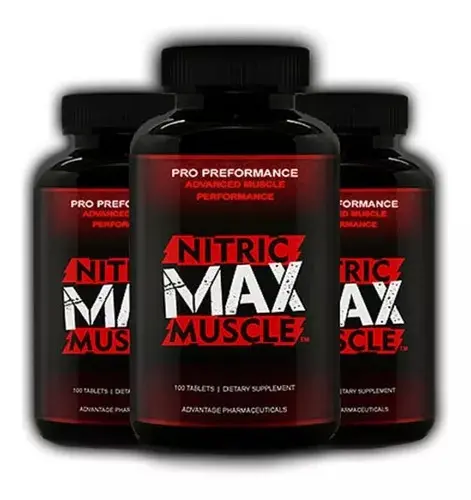 NITRIC MAX MUSCLE AUMENTA MASA MUSCULARPENEPOTENCIAFUERZA 931568025