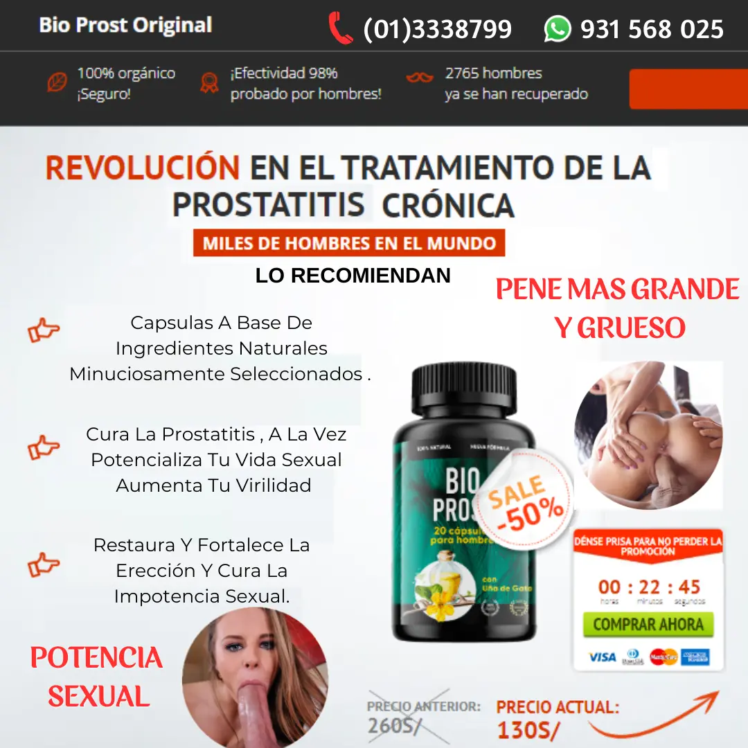 BIO PROST TRATAMIENTO CAPSULAS DESARROLLO PN Y POTENCIA 931568025