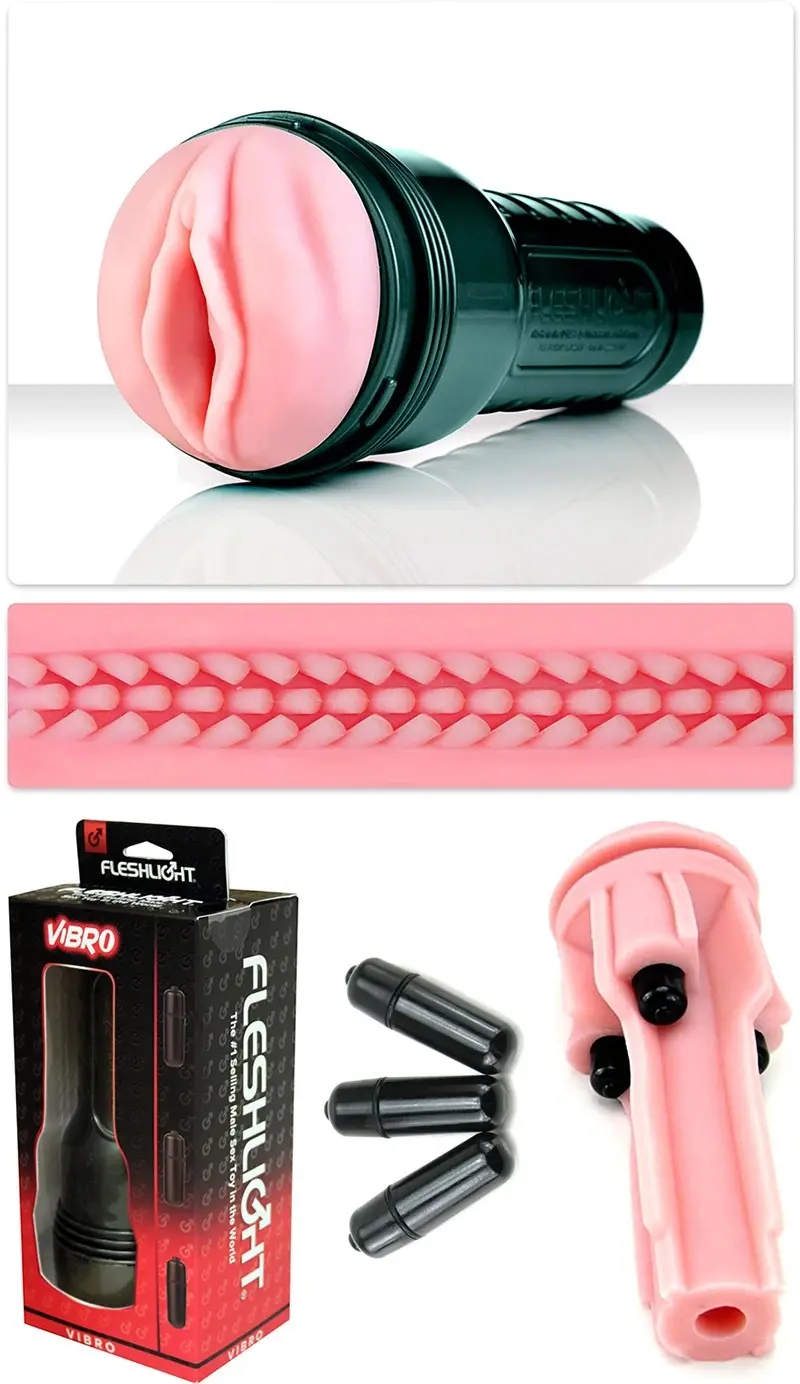 FLESHLIGHT MASTURBADOR VIBRATORIO REAL Y SUAVE SEXSHOP 931568025