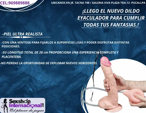 HERMOSO DILDO GRANDE Y VENOSO PARA UNA EXPERIENCIA MAS REALISTA-CON VENTOSA QUE SE ADIERE A LAS SUPERFICIES LISAS PARA DISFRUTAR CON LAS MANOS LIBRES