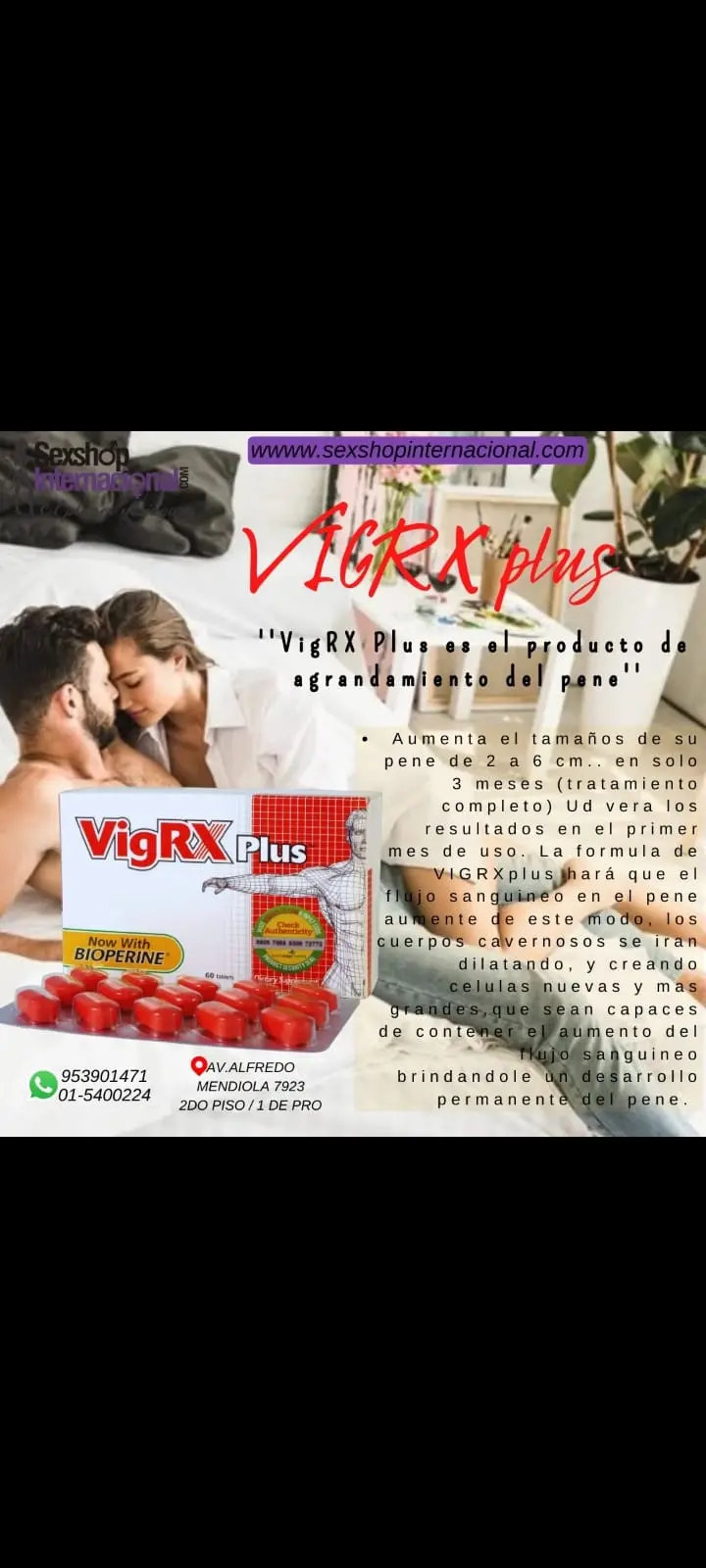 Vig Rx Plus no contiene Sildenafil medicamento controlado IZAGUIRRE