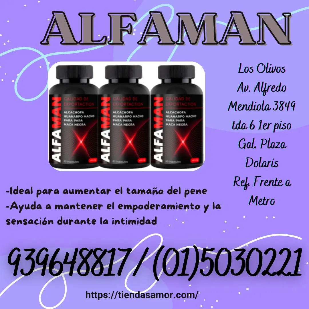 Alfaman eleva los niveles de testosterona y el libido- 939648817