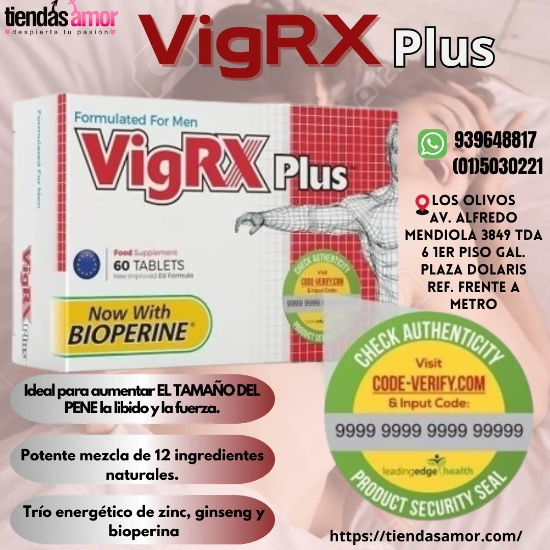 VIG RX PLUS sexual natural del mercado - ALFREDO MENDIOLA 3849