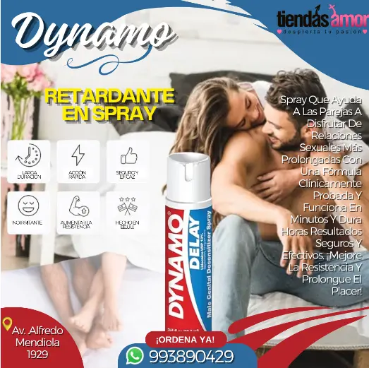 DYNAMO NUEVO RETARDNTE PLACER HASTA 60 MIN SEXSHOP LOSOLIVOS 