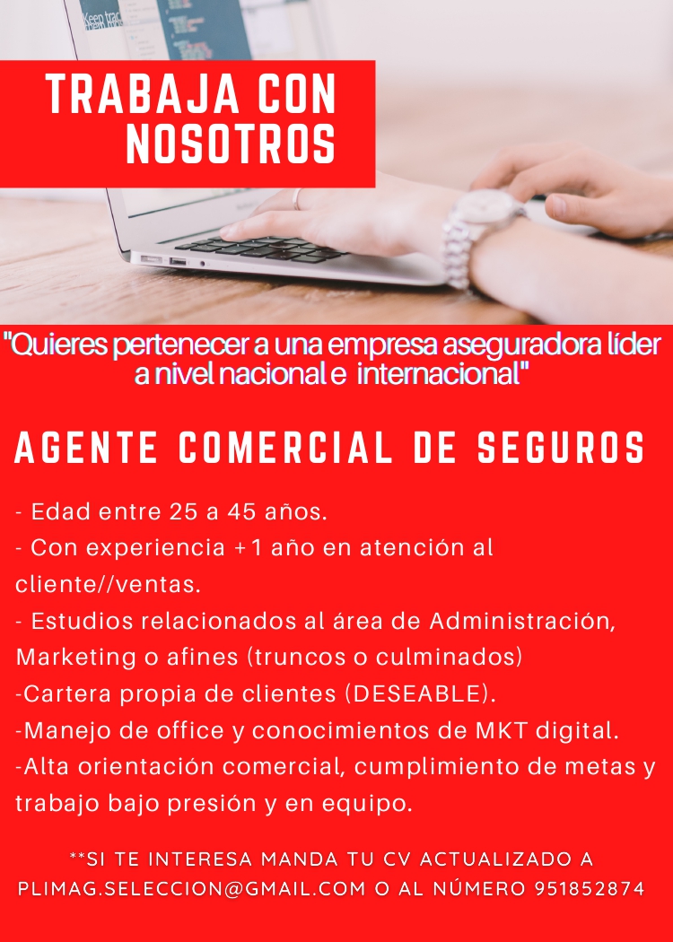 AGENTE COMERCIAL DE SEGUROS