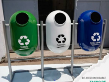 TACHO DE RECICLAJE PARA PARQUES