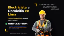 Urgencias electricas 24 Hs Lima
