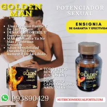 GOLDEN MAN POTENCIADOR DESARROLLADOR VIRIL CONFIANZA EN EL SEXO 993890429